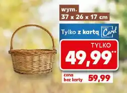 Kaufland Kosz wiklinowy na grzyby oferta