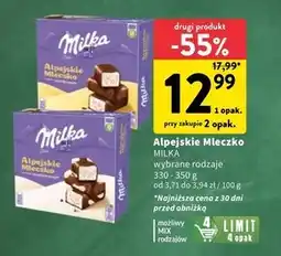 Intermarche Mleczko alpejskie Milka oferta