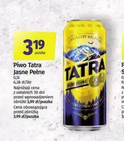 Społem Piwo Tatra oferta