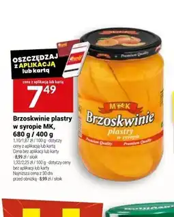 Twój Market Brzoskwinie w syropie MK oferta