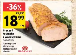Intermarche Pieczeń rzymska z warzywami kabanos oferta