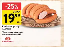 Intermarche Kiełbasa gazdy kabanos oferta