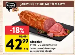 Intermarche Kindziuk prosto z wędliniarni oferta