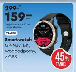 Biedronka Smartwatch GP-Navi BK, wodoodporny, z GPS oferta