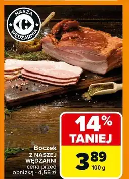 Carrefour Boczek z Naszej Wędzarni Nasza Wędzarnia oferta