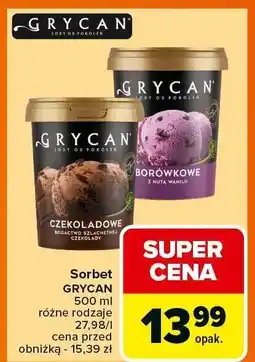 Carrefour Sorbet Grycan oferta