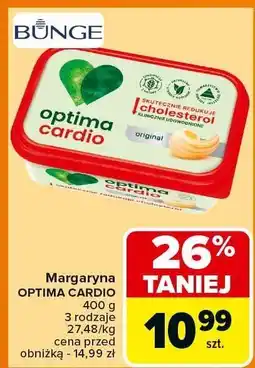 Carrefour Margaryna Optima Cardio Bunge oferta