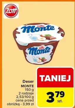 Carrefour Deser Monte Zott oferta