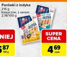 Carrefour Parówki z indyka Indykpol oferta