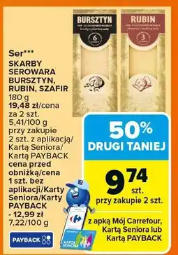 Carrefour Ser Skarby Serowara Bursztyn, Rubin, Szafir oferta