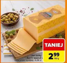 Carrefour Ser żółty Złoty Mazur oferta