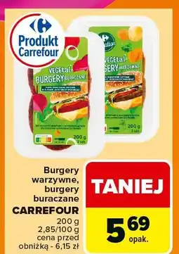 Carrefour Burgery warzywne Carrefour oferta