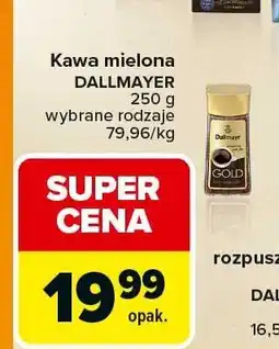 Carrefour Kawa mielona Dallmayr wybrane rodzaje oferta