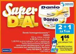 Carrefour Serek homogenizowany Danio Danone oferta