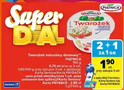 Carrefour Twarożek naturalny domowy Piątnica oferta