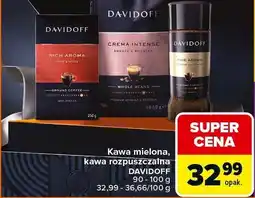 Carrefour Kawa mielona lub rozpuszczalna Davidoff oferta