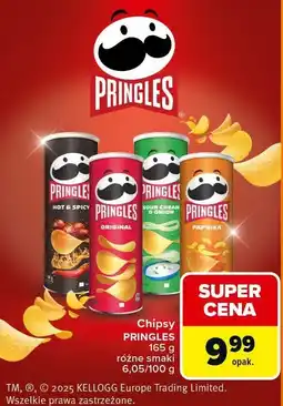 Carrefour Chipsy Pringles oferta