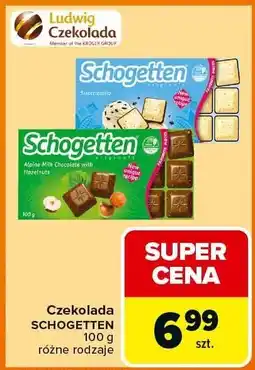 Carrefour Czekolada Schogetten oferta