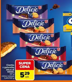 Carrefour Ciastka Delicje Wedel oferta