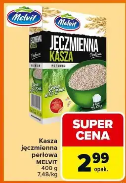 Carrefour Kasza jęczmienna perłowa Melvit oferta