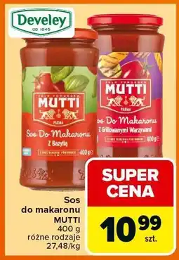 Carrefour Sos do makaronu Mutti oferta
