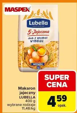 Carrefour Makaron jajeczny Lubella oferta