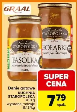 Carrefour Danie gotowe Kuchnia Staropolska fasolka/gołąbki oferta