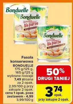 Carrefour Fasola konserwowa Bonduelle oferta
