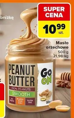 Carrefour Masło orzechowe Go On Smooth oferta