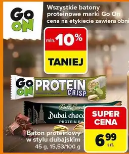 Carrefour Baton proteinowy Go On Dubai choco oferta