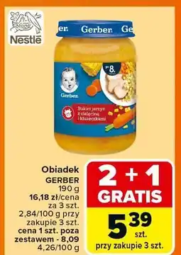 Carrefour Obiadek Gerber oferta
