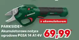 Kaufland PARKSIDE Akumulatorowe nożyce ogrodowe PGSA 14 A1 4V oferta