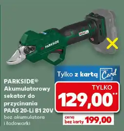 Kaufland PARKSIDE Akumulatorowy sekator do przycinania PAAS 20-Li B1 20V oferta