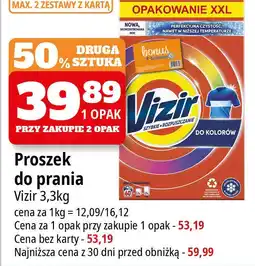 E.Leclerc Proszek do prania kolorów Vizir oferta