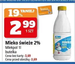 E.Leclerc Mleko świeże 2.0 % Rolmlecz oferta