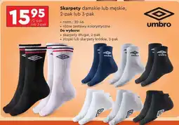 Biedronka Skarpety damskie lub męskie 2 pak lub 3 pak oferta