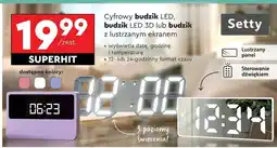 Biedronka Cyfrowy budzik LED oferta
