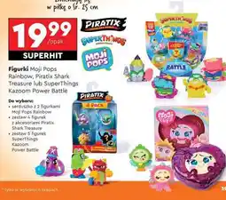 Biedronka Figurki Moji Pops Rainbow, Piratix Shark Treasure lub SuperThings Kazoom Power Battle oferta