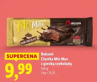 Lidl Ciastka Balconi Mix Max z gorzką czekoladą oferta