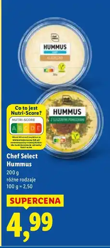 Lidl Hummus Chef Select oferta