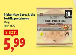 Lidl Tortilla High Protein Wraps Piekarnia w Sercu Lidla oferta
