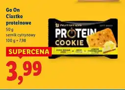 Lidl Ciastko proteinowe sernik cytrynowy Go On oferta
