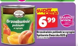 Topaz Brzoskwinie połówki w syropie Spiżarnia Dworska oferta