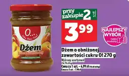 Topaz Dżem o obniżonej zawartości cukru TOPAZ oferta