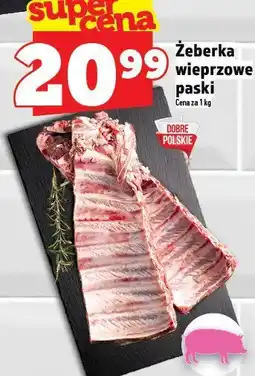 Topaz Mięso żeberka wieprzowe paski Dobra Polska oferta