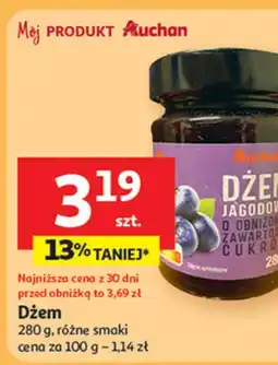 Auchan Dżem jagodowy Auchan oferta