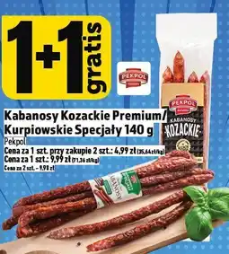 Topaz Kabanosy Kozackie Premium/Kurpiowskie Specjały Pekpol oferta
