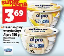 Topaz Deser sojowy w stylu Skyr Alpro oferta