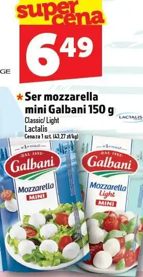 Topaz Ser mozzarella mini Galbani oferta