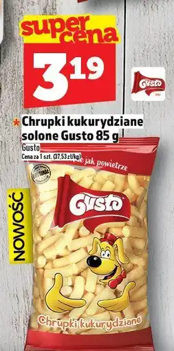 Topaz Chrupki kukurydziane solone Gusto oferta